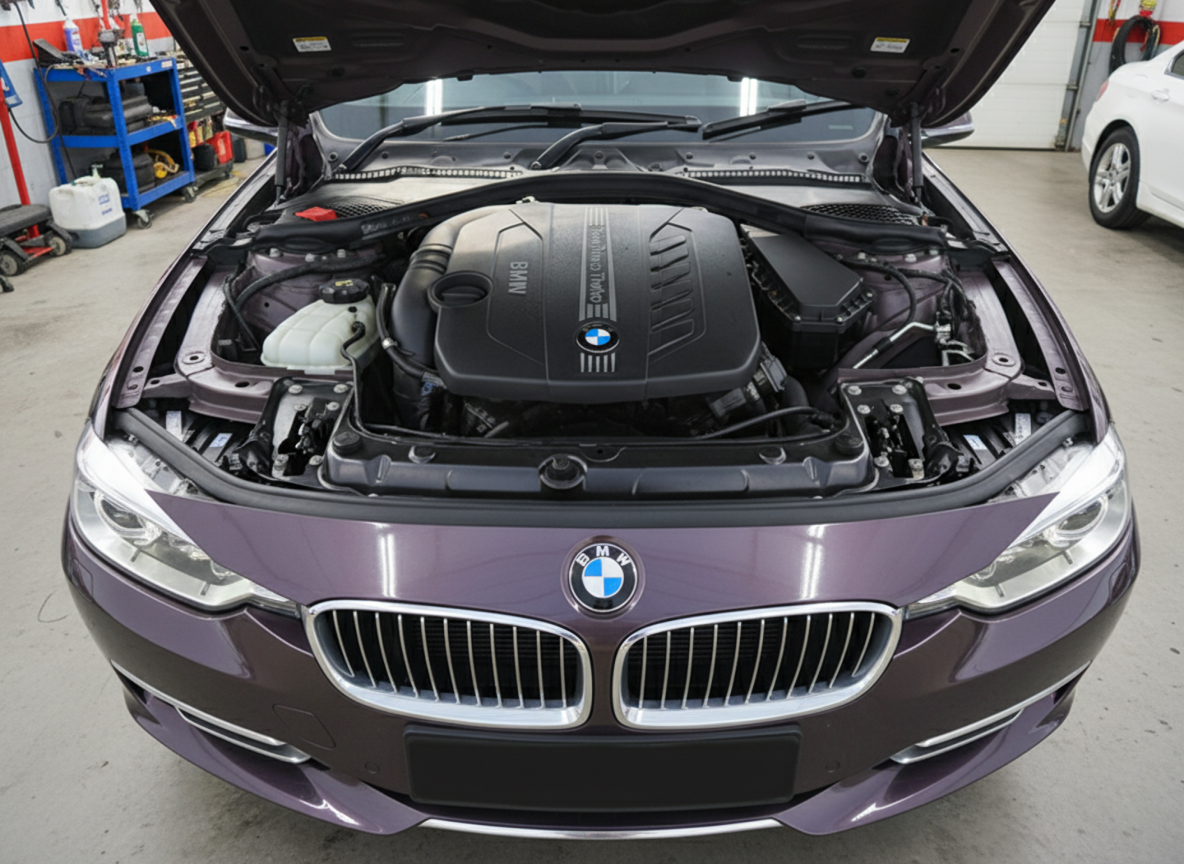 BMW-335d-engine