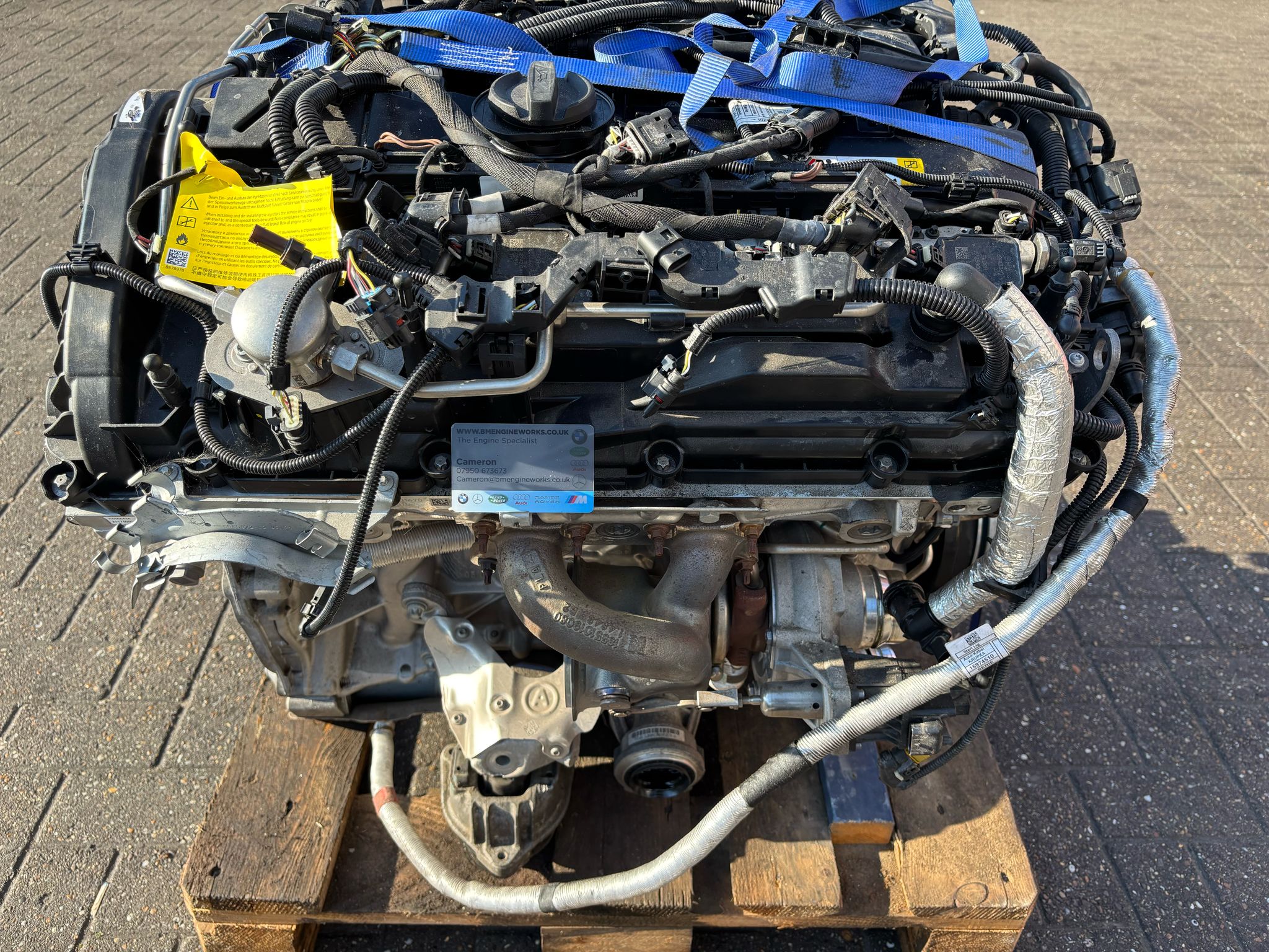 BMW Engine Ready to be Installed
