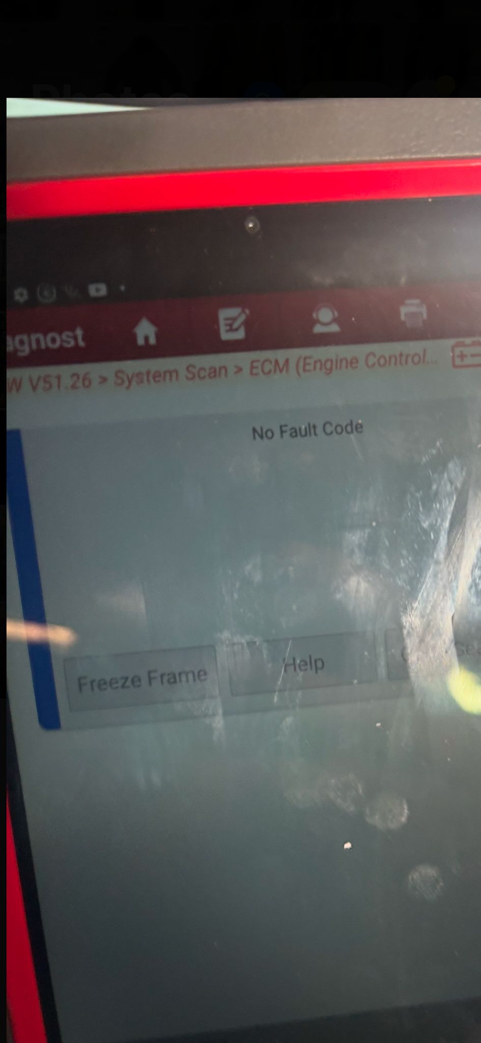No Fault Codes on Diagnostic Scanner