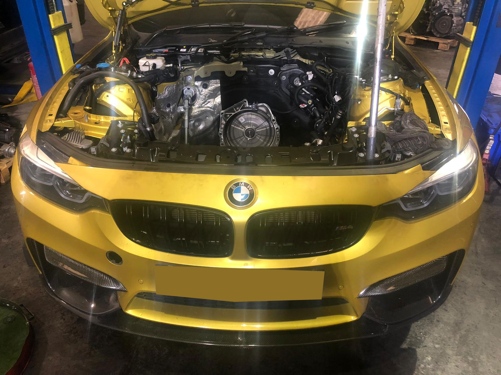 M4 engine bay empty