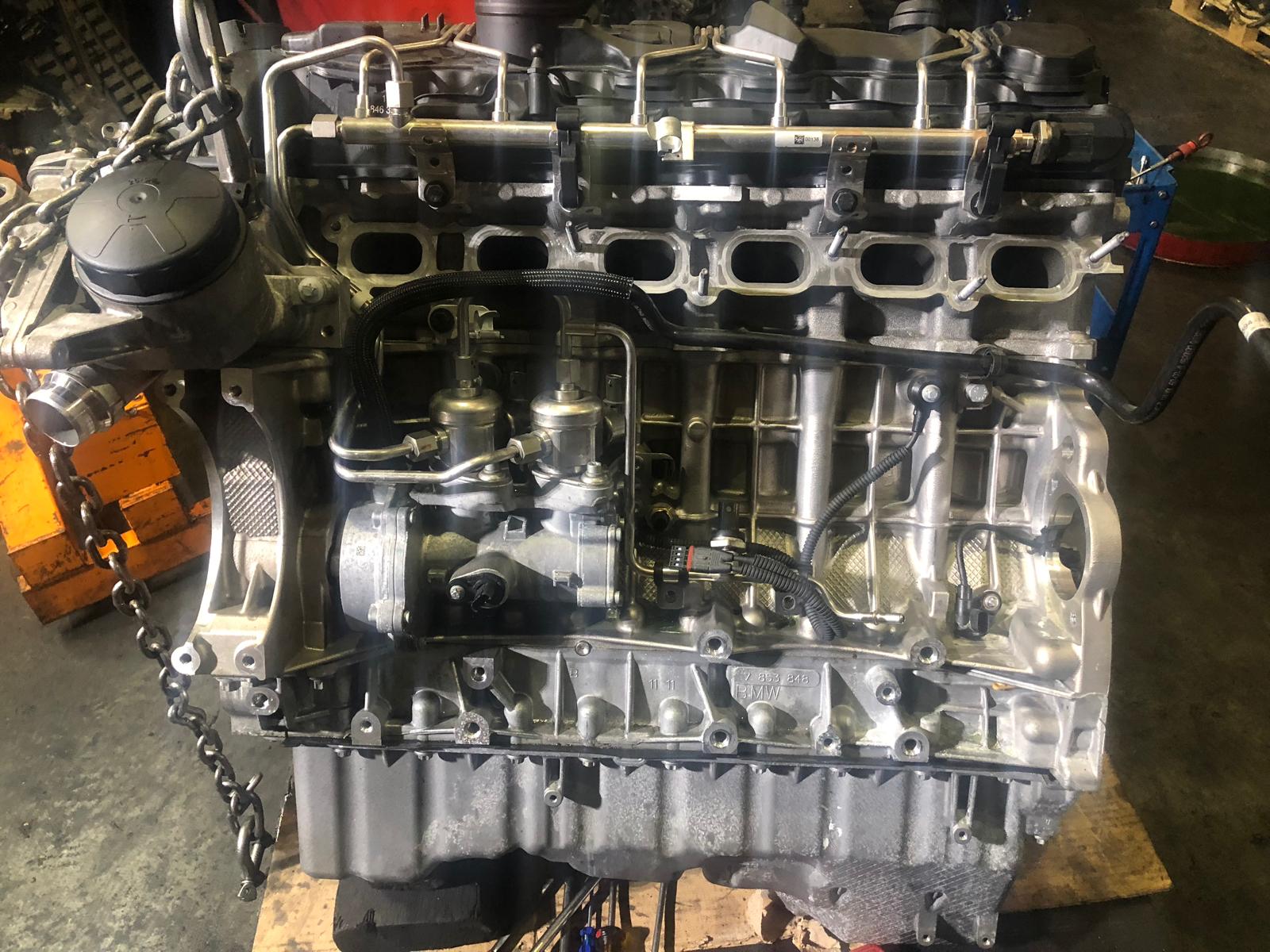 Close-up removed S55 block