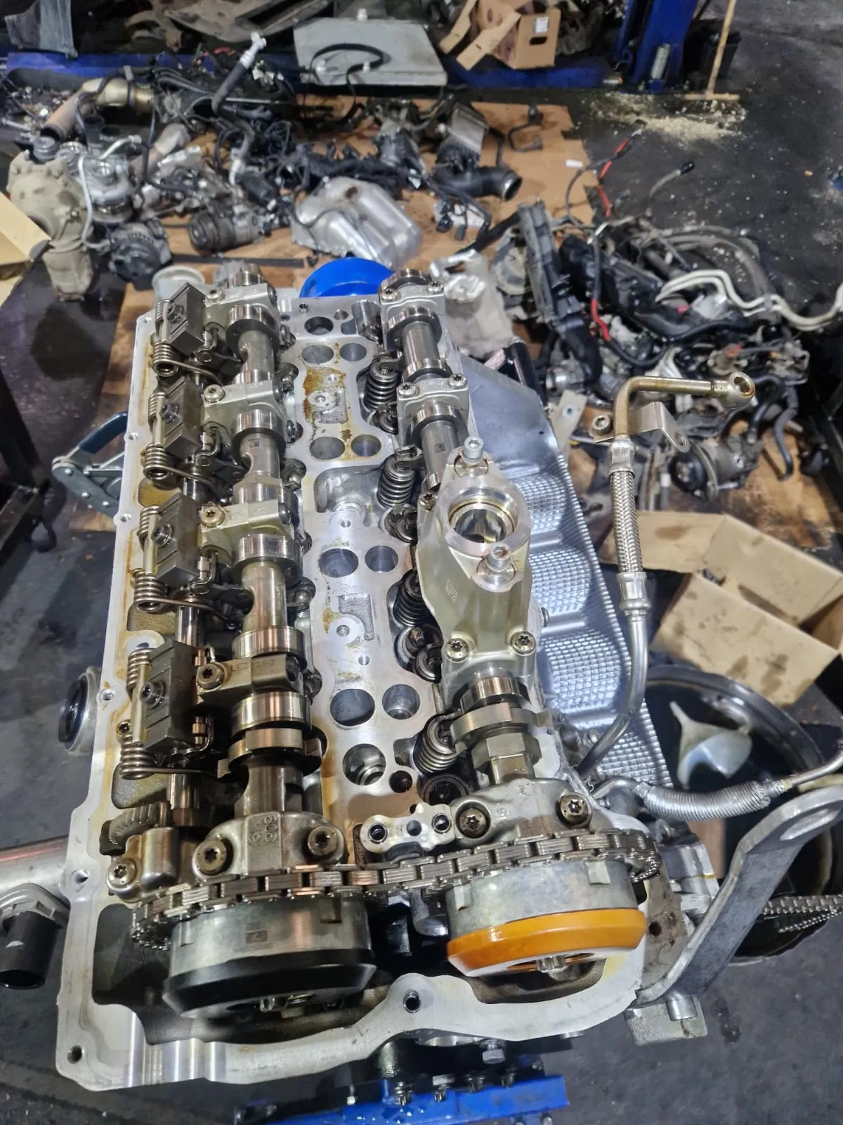 S63 cylinder head cams