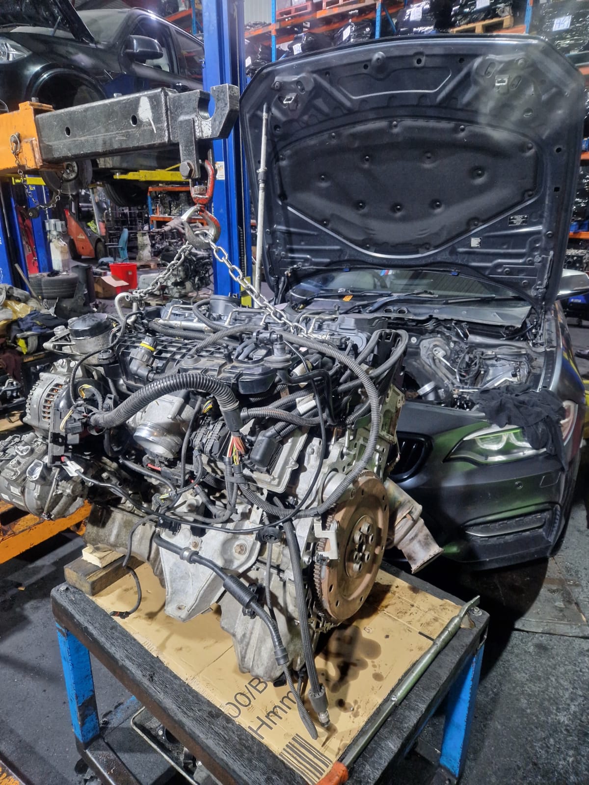 BMW Engine Removal