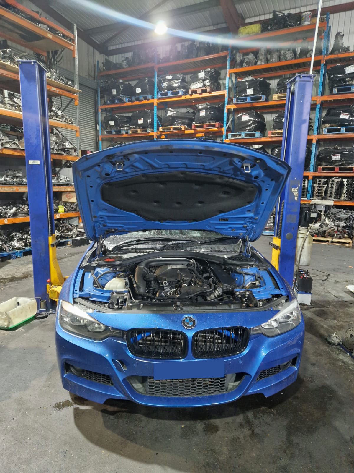 N57D30B Engine on Stand