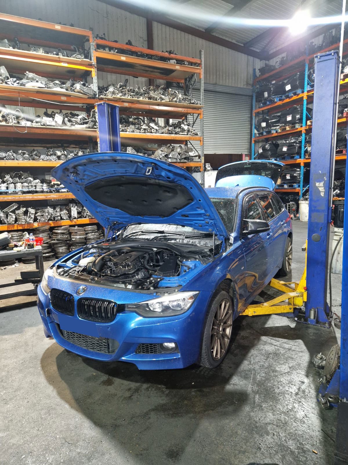 BMW 335D Engine Removal