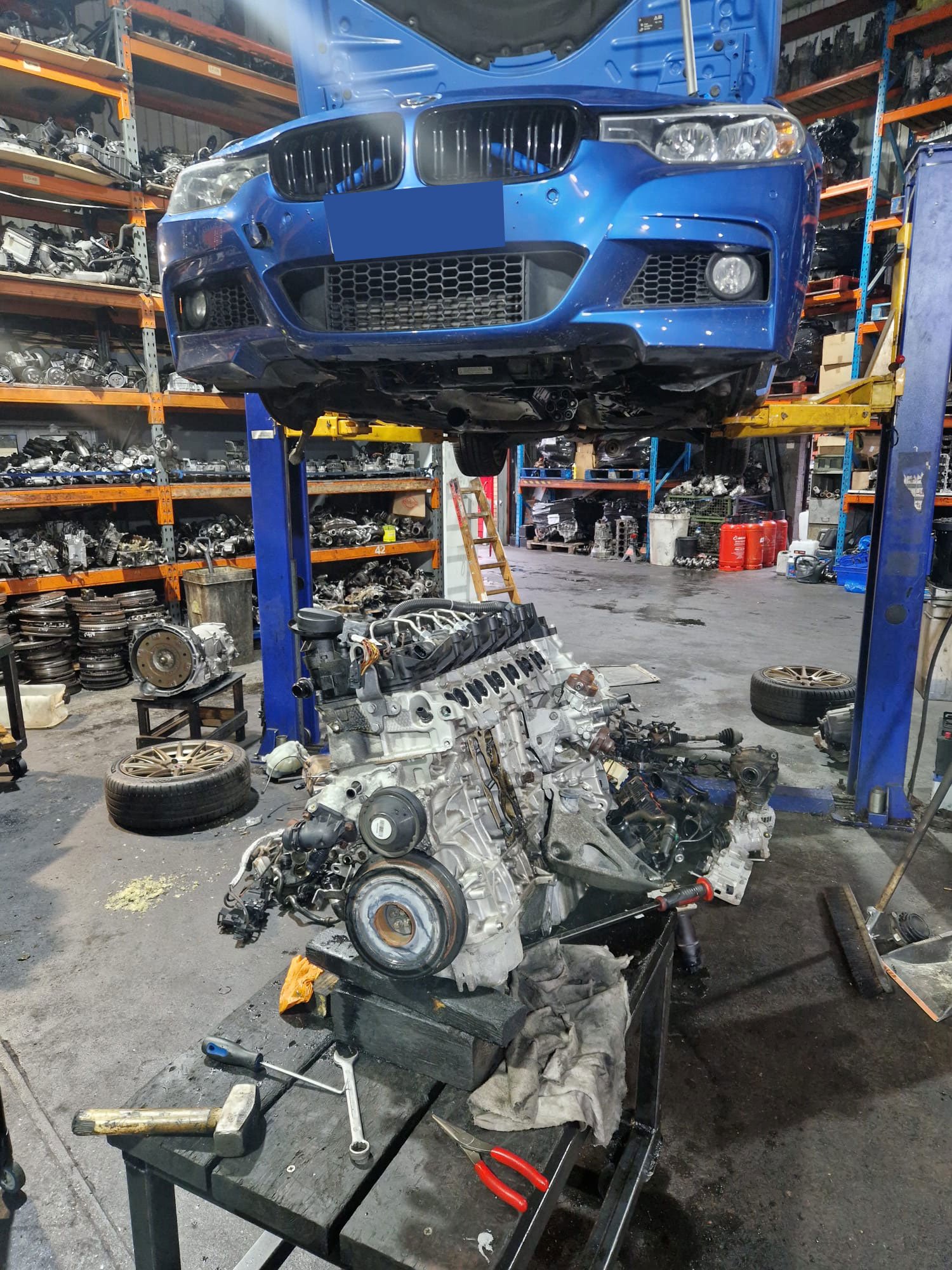 BMW 335D Front Profile