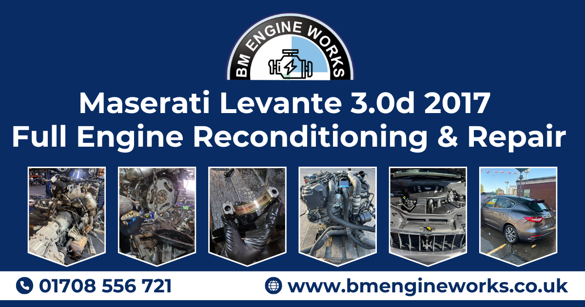 Maserati Levante 3.0d 2017 – Full Engine Reconditioning & Repair